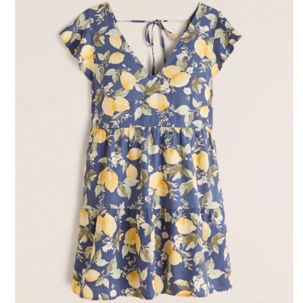 Abercrombie & Fitch | Lemon Trapeze Mini Dress